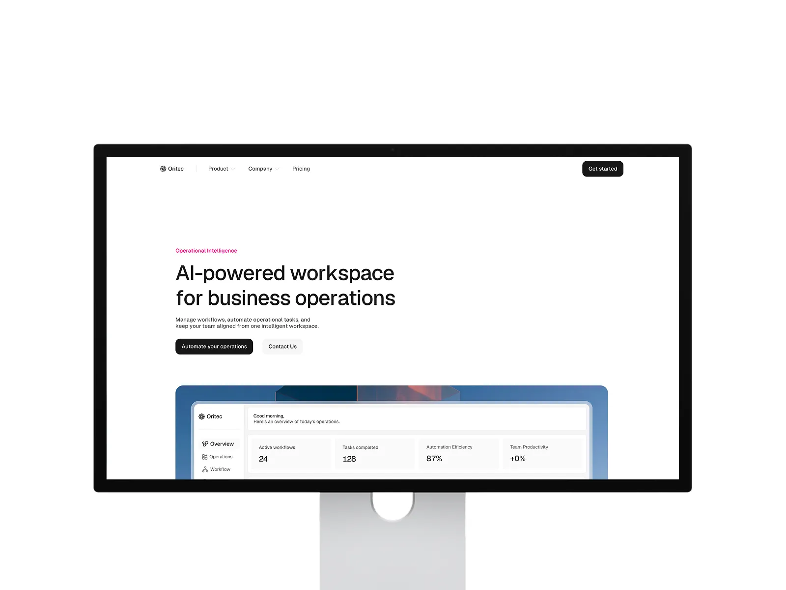 Oritec Framer template